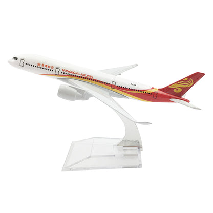1:400 16cm HK Airlines A350 Aircraft Model Alloy Airplane Plane Diecast Ornament
