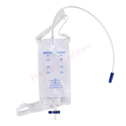 500/750/1000ML Urinary Drainage External Catheters Leg Bag Urinary Leg Bag Urine