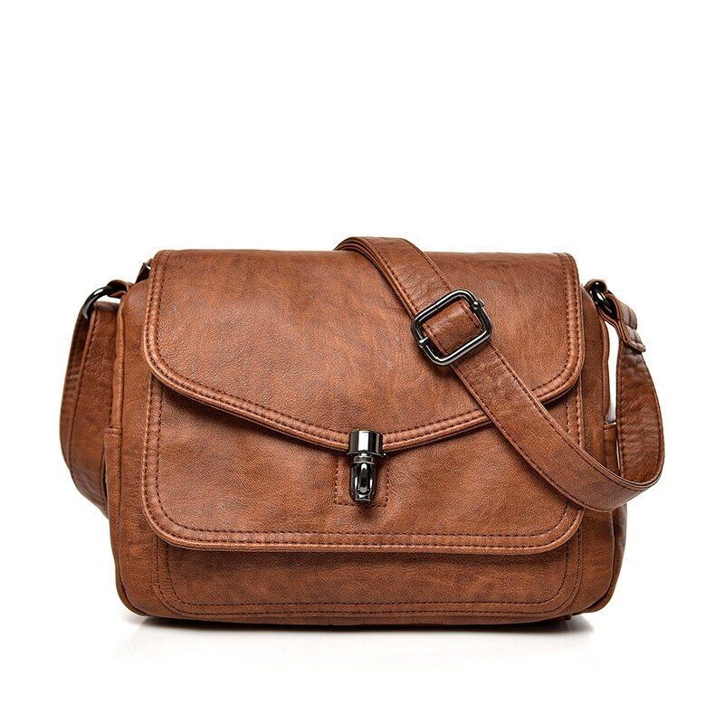 Vintage Shoulder Messenger Bag Purses Handbags Soft Leather Crossbody Bags Small