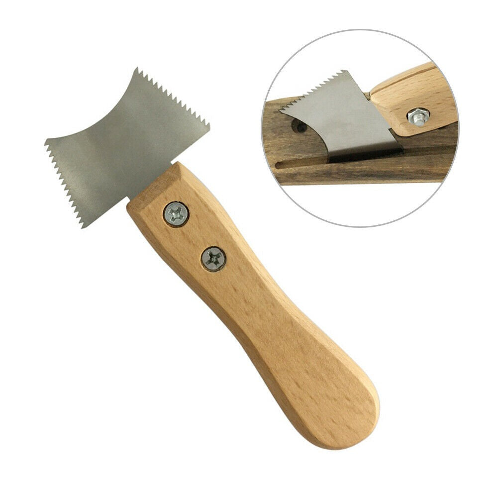 Portable Anti-Rust Guitar Fret Saw Nuts String Slots Cleaning File Tool