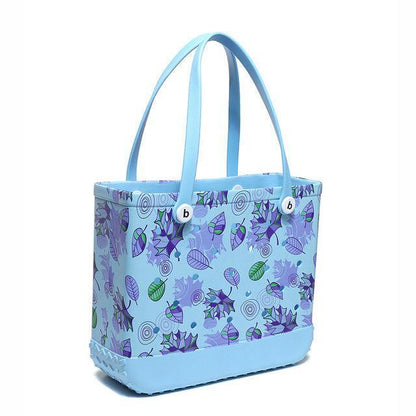 Large Rubber Beach Shoulder Tote Bag Luxury Summer Travel Outdoor Waterproof Bag