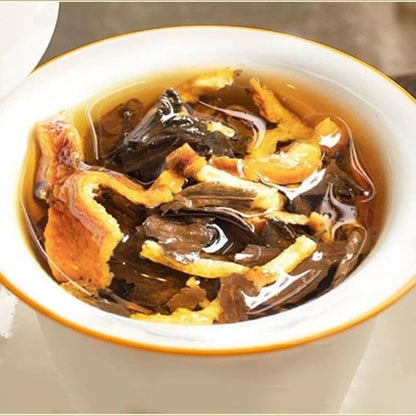 500g White Tea Stuffed Tangerine Orange Fuding Chenpi Bai Cha Aged Shou Mei