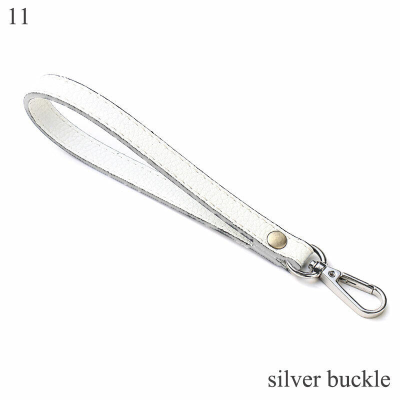 PU Leather Wallet Strap Replaceable Handbag Metal Bag Wrist Strap Key Belt