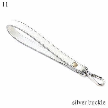 PU Leather Wallet Strap Replaceable Handbag Metal Bag Wrist Strap Key Belt