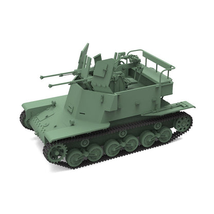SSMODEL SS72845 1/72 25mm Military Model Kit Japan So-Ki SPAA