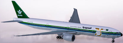 1:200 37CM Hogan Saudia BOEING 777-300ER Passenger Airplane ABS Plastic Model