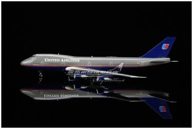 1:400 Phoenix UNITED AIRLINES BOEING 747-200 Passenger Airplane Diecast Model
