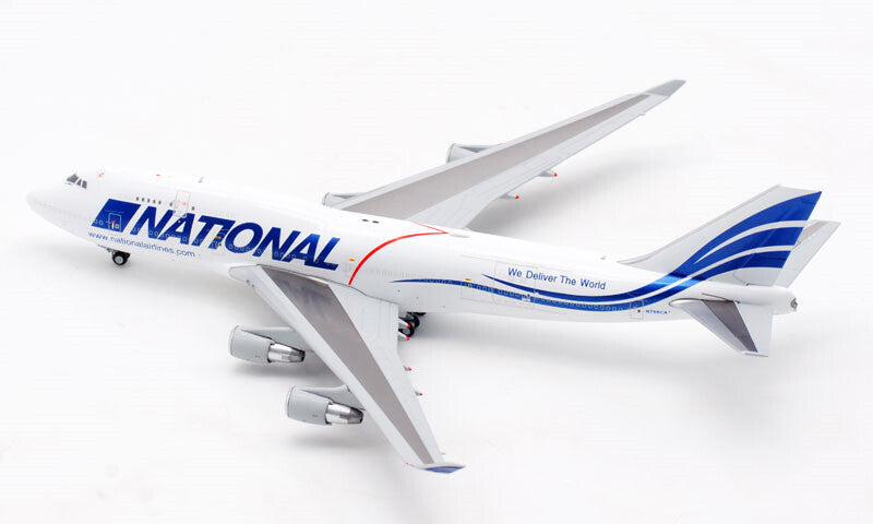 JC Wings NATIONAL AIRLINES FOR BOEING B747-400BCF N756CA 1/400 Aircraft Model