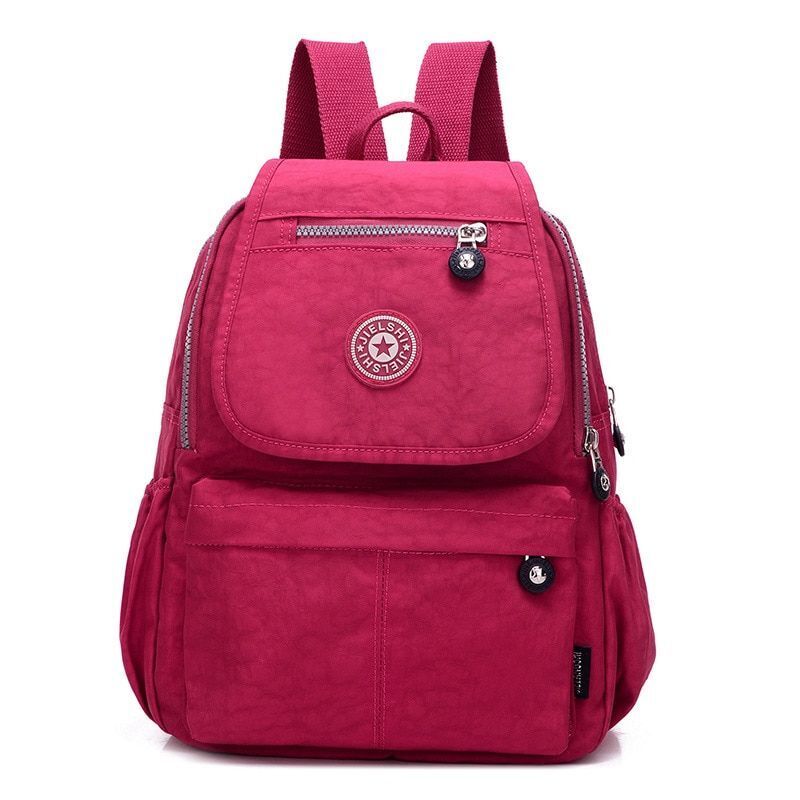 Waterproof Nylon Backpacks School Bags Large Traveling Leisure Nylon Zipper 1 PC