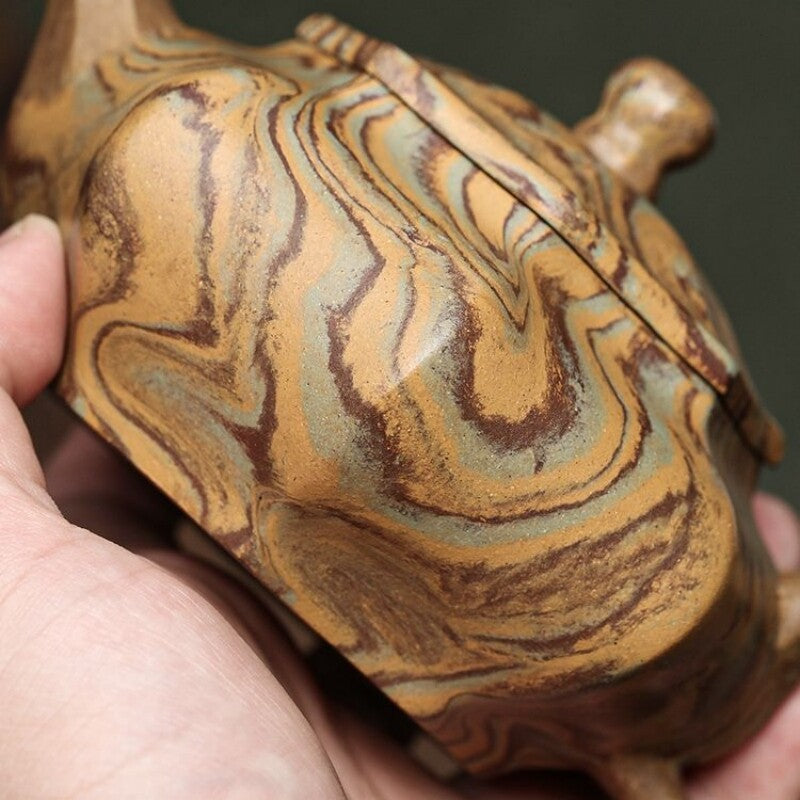 Handmade Tea Pot With Certificate Paper Chinese Yixing Zisha Clay Master Pot New