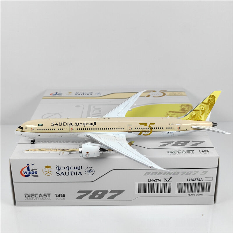 1:400 JC Wings SAUDIA BOEING B787-9 Passenger Airplane Diecast Aircraft Model