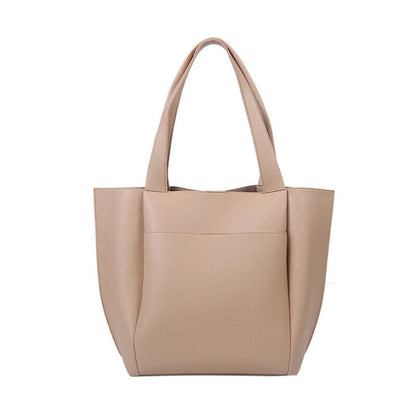 Woman Shopper Handbags Single Shoulder Bag with Outer Pocket