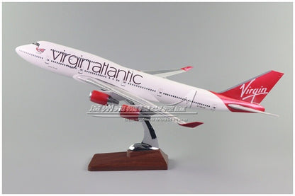 47CM 1:150 Virgin Atlantic BOEING 747-400 G-VXLG Passenger Airplane Resin Model