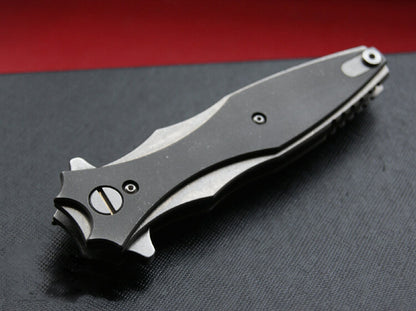 New TC4 Titanium Knife Handle Scales for Rick Hinderer Maximus Knife DIY Patch