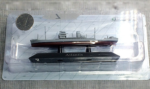 GERMAN ATLANTIS 1/1250 diecast model ship DEAGOSTINI Battle ship