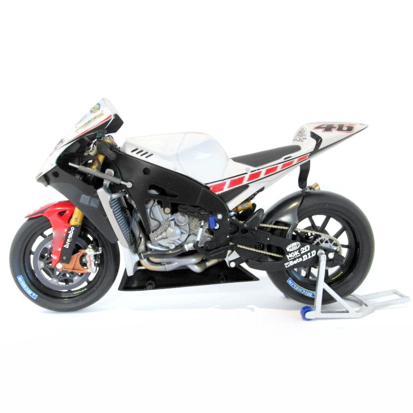 1/18 For YAMAHA YZR-M1 46 Valencia 2005 Motorcycle Finished Model Toy Gift