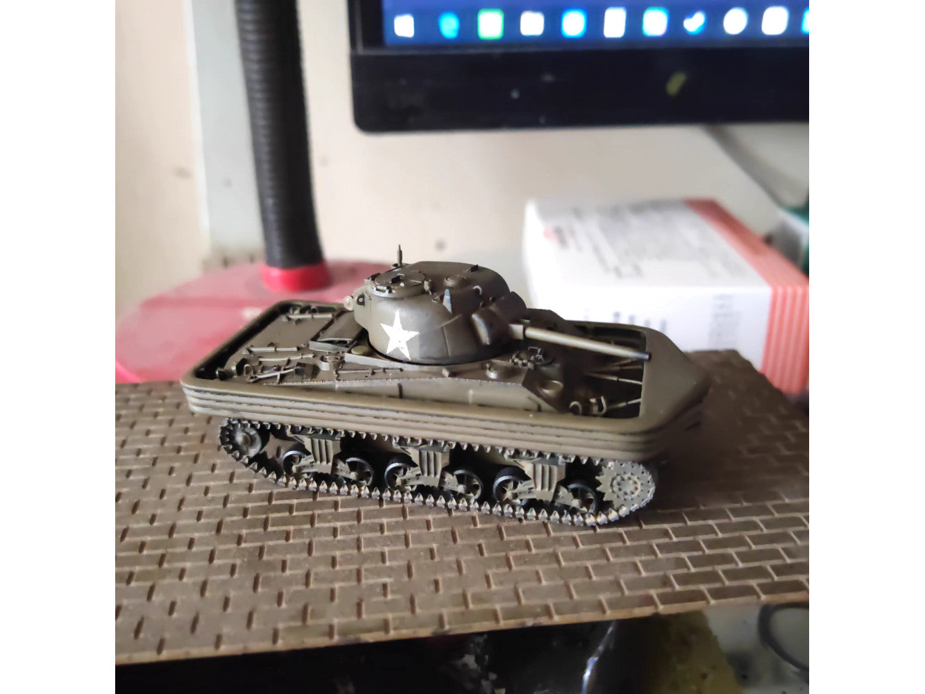 1/72 US M4 Sherman DD Amphibious Tank Painted Finished Model