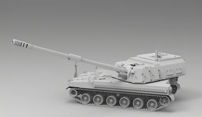 3D Printing 1/72 South Korean K9A2 artillery tank Unpainted