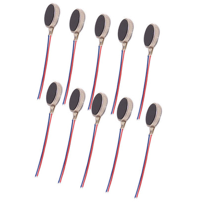 5/10/20 Pcs DC Micro Flat Button Coin Vibratiing Vibrator Motors 1.5V-3V 10*3MM