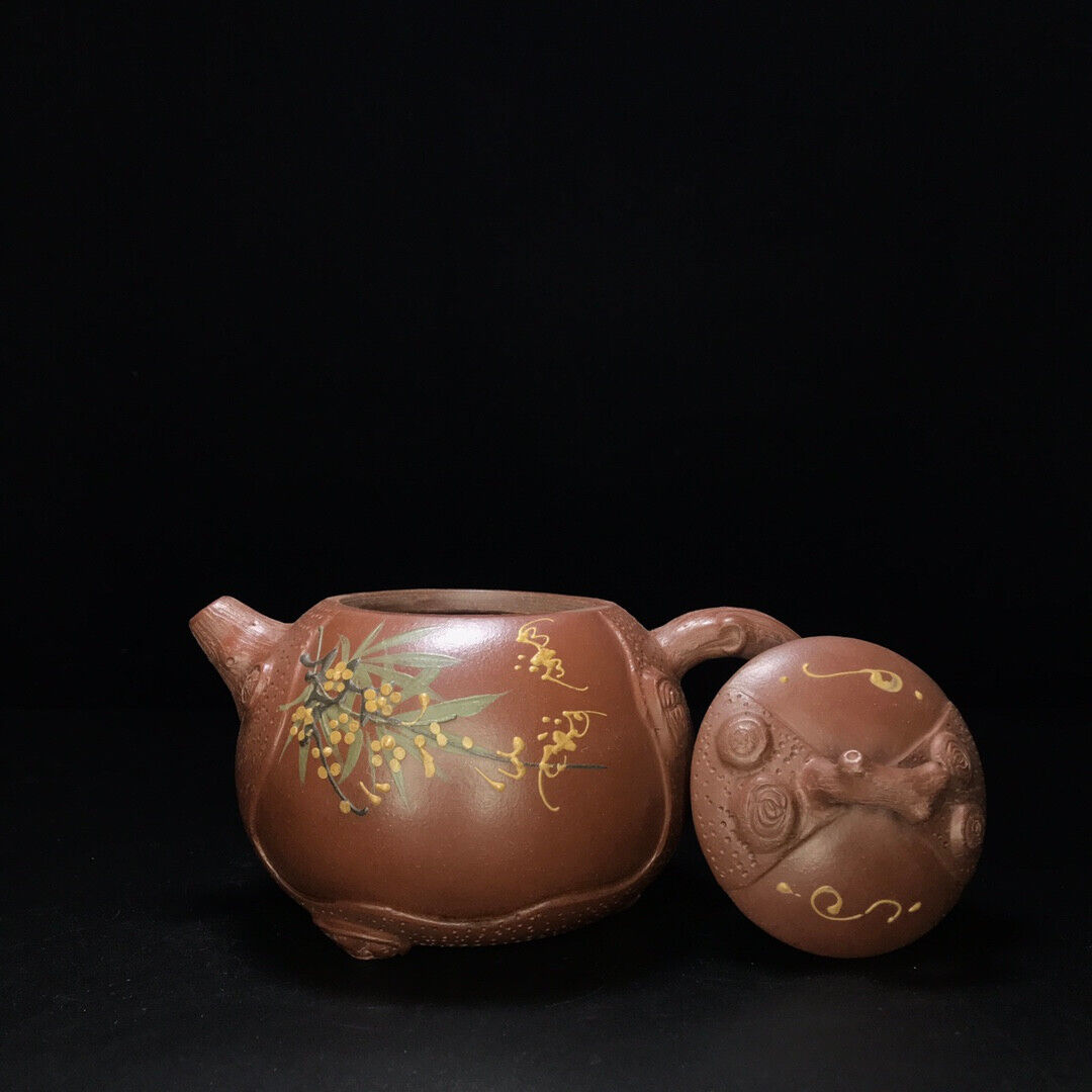 Chinese Yixing Zisha Clay Handmade Exquisite Teapot （梅花西施 底款：顾景舟）