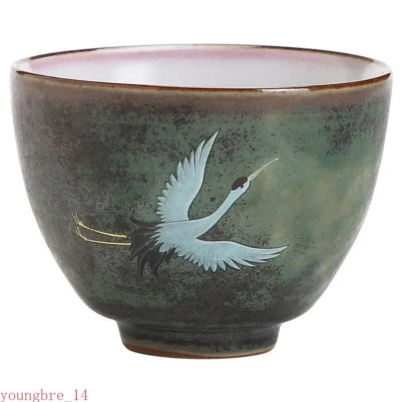 1pc Ceramic Cup Porcelain Personal Single Pottery Tea Cups Tea Set