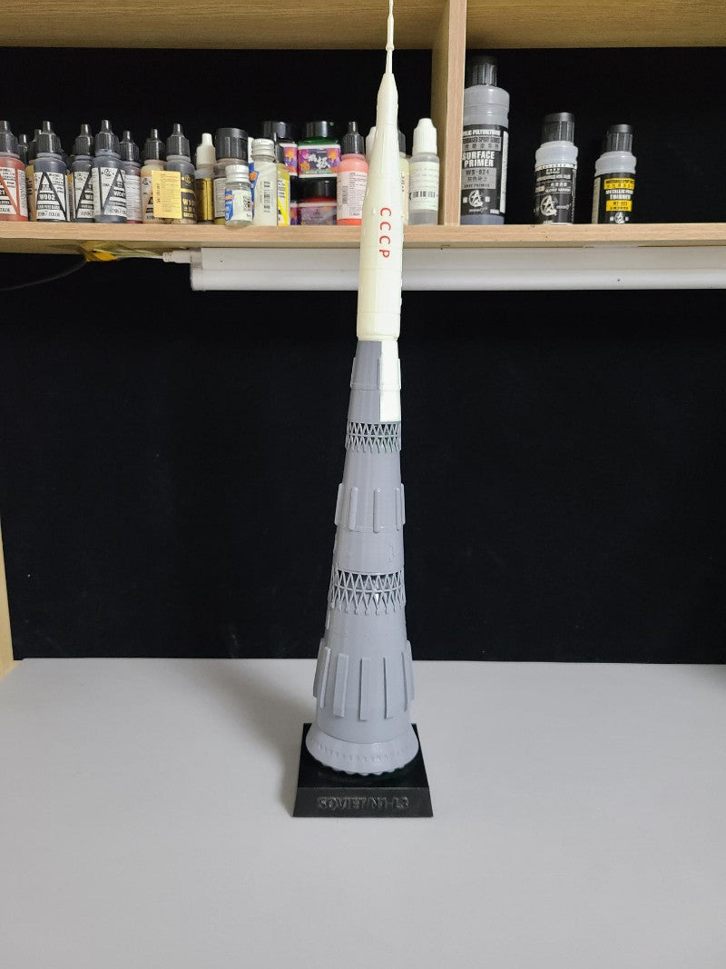 1:200 Scale Energia 11K25 with Polyus Space Shuttle Model Painted Finished