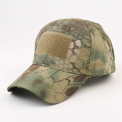 Tactical Hat Camouflage Sunscreen Outdoor Sport Hunting Camping Hiking Cap Brown