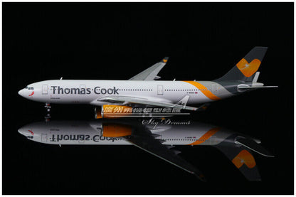 1:400 JC Wings Thomas Cook AIRBUS A330-200 Passenger Airplane Diecast Model