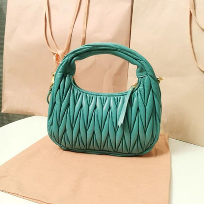 Designer Luxury Handbag Leather Shoulder Bag High-quality Underarm Bag Polyester