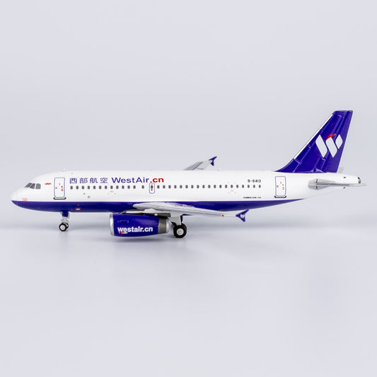 1:400 NGmodels West Air Airbus A319 Passenger Airplane Diecast Model