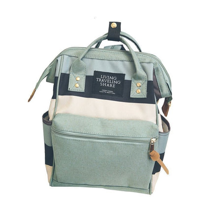 Canvas Laptop Backpacks Schoolbag School Travel Bags Polyester Softback 20-35 L