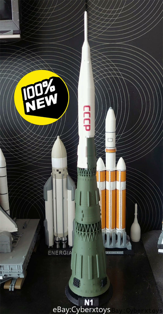 1:400 Scale CCCP N1 Landing Moon Rocket Model Finished Painted Product