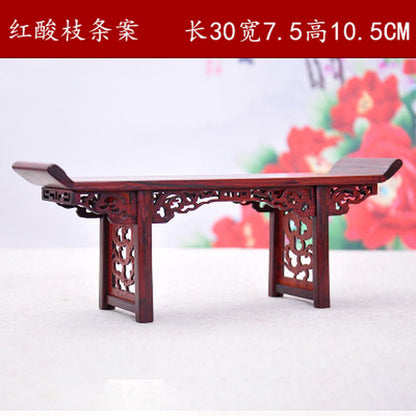 Mahogany Mini Furniture Chinese Retro Scene Decoration Dollhouse Furniture Model