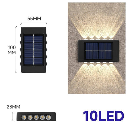Solar Wall Lights Outdoor – Modern LED Porch & Garden Lamp