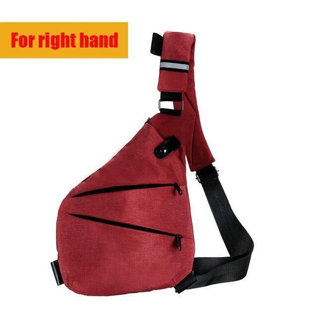 Wander Plus Anti Theft Travel Bag, Cross Body Travel Bag, Slim Sling Bag