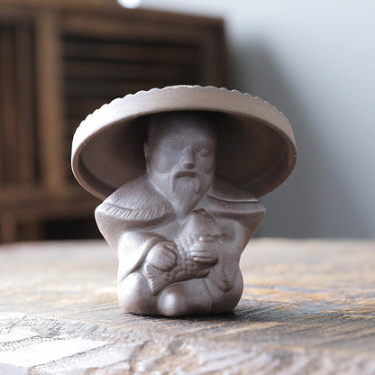 Ceramic Tea Strainer Crude Pottery Tea Filter Stainer Chinese Tea Accessories