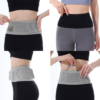 Unisex Sports Fanny Pack Waist Money Belt Pack Running Waist Bag Breathable