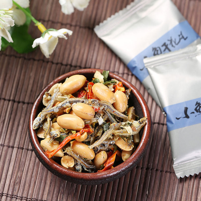 Taiwan Sheng Xiangzhen small fish dried peanuts 80g