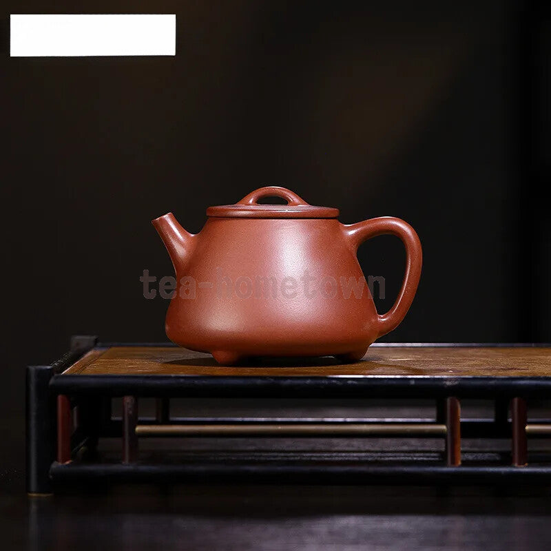 Yixing Purple Clay Teapots Handmade High Stone Spoon Pot Raw Ore Mud Tea Kettle
