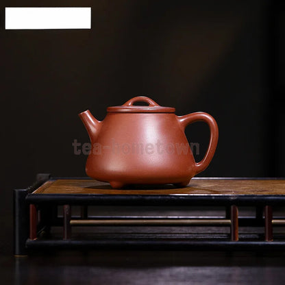 Yixing Purple Clay Teapots Handmade High Stone Spoon Pot Raw Ore Mud Tea Kettle