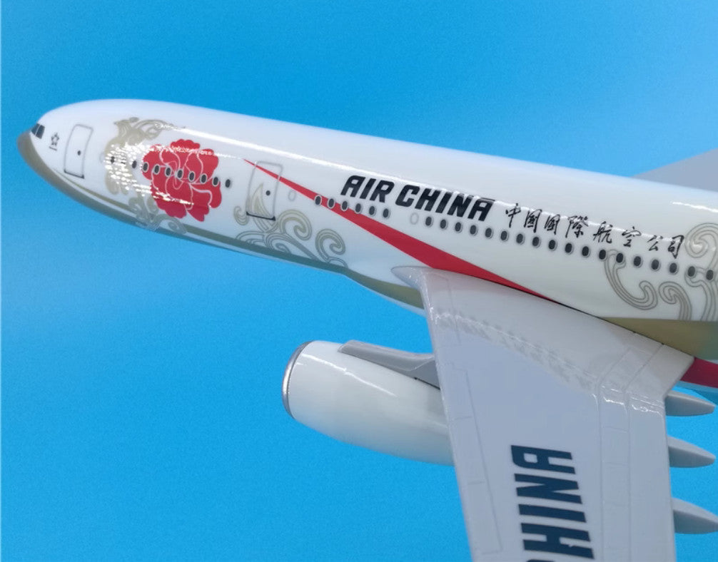 40CM AIR CHINA AIRBUS A330 B-6075 Passenger Plane Airplane Resin Aircrarft Model