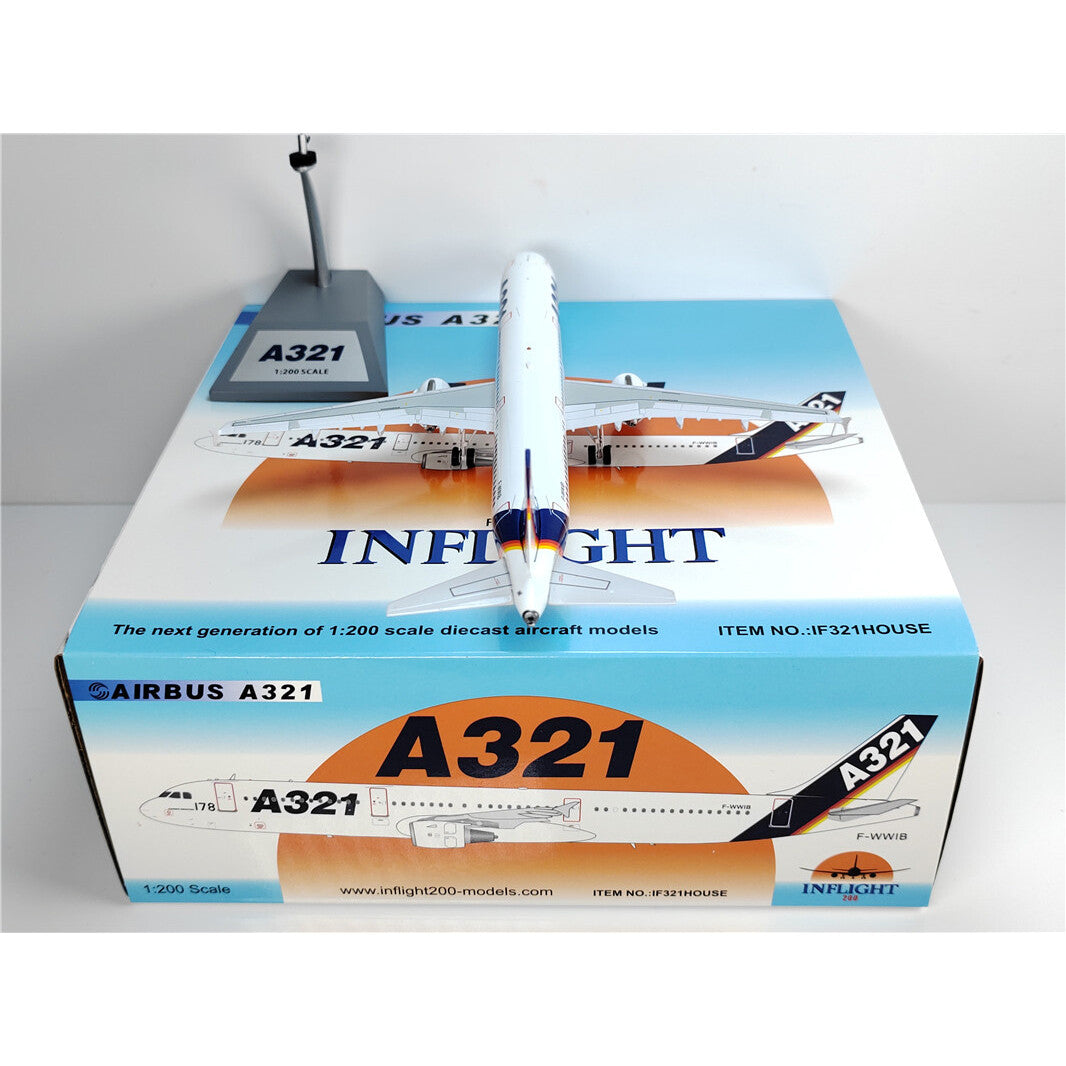 1:200 Inflight Airbus original factory Airbus A321 Diecast Aircraft Model
