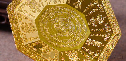 TIBETAN BUDDHIST ALTAR MUST! FIRE & SMOKE POWDER OFFERING MANDALA PLATE BOWL =