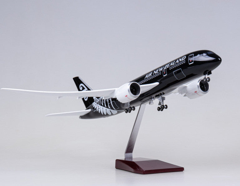 1:130 43CM AIR NEW ZEALAND BOEING 787 Airplane Landing Gear Resin Aircraft Model