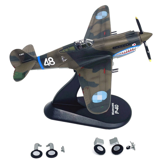 For Curtiss P-40C Warhawk Fighter Diecast Model 1:72 Scale Alloy Military Plane