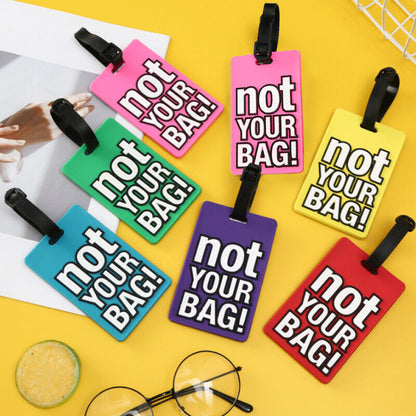 Luggage Tags PVC Hang Tag Baggage Labels Name Address Suitcase Travel Holiday