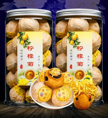High quality handmade lemon chrysanthemum fruit tea Yunnan Daihong tea-