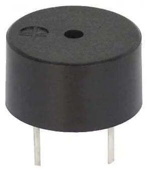 12VDC, 85dB 4000Hz Piezo Buzzer, Sealed, 0.54" x 0.29" Size