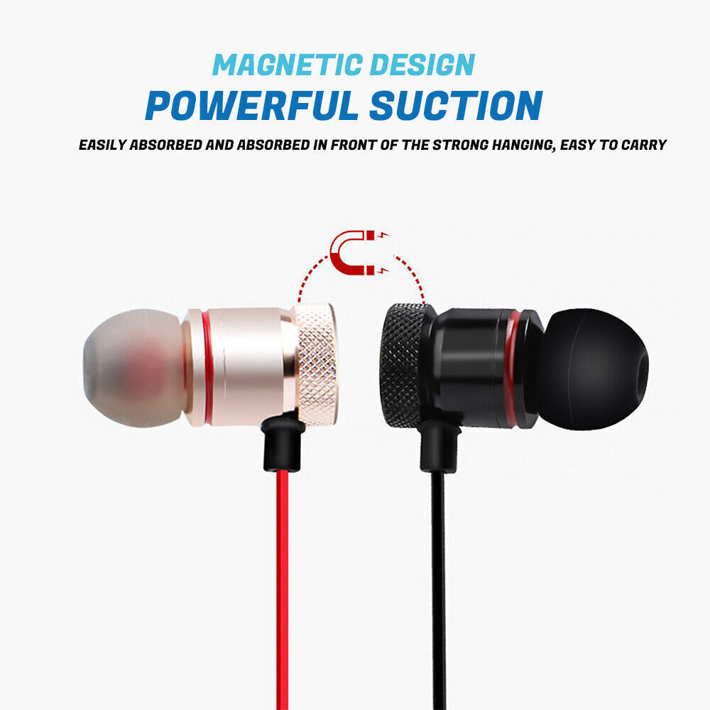 Bluetooth 5.0 Neckband Earbuds Headset Wireless Stereo Mic Earphones Audifonos