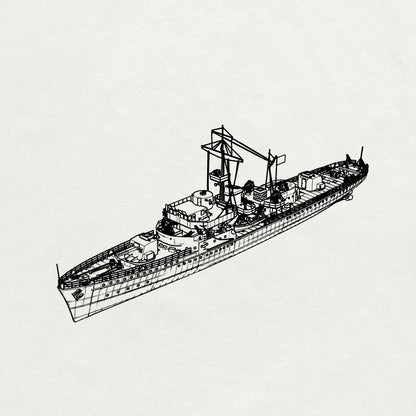 SSMODEL SSC700619 1/700 Military Model Kit German K2 Gunboat Water Line